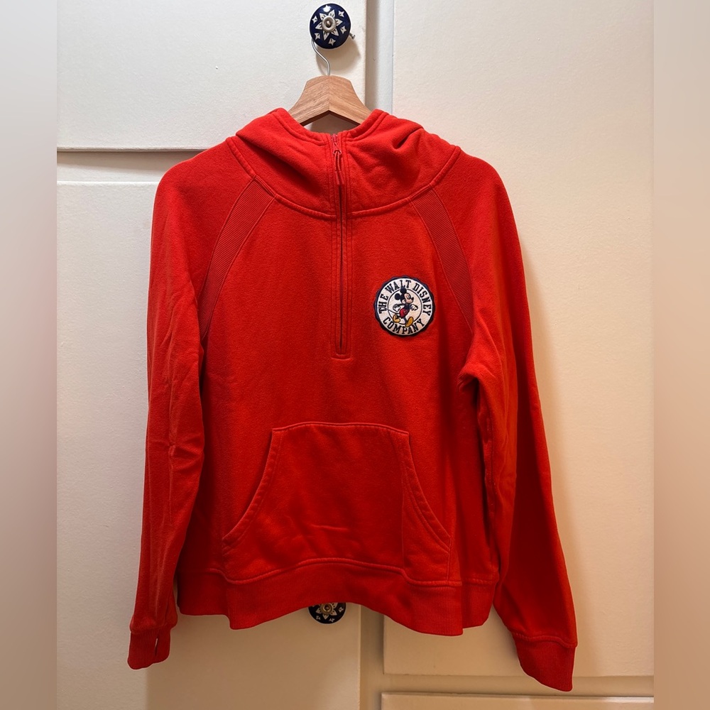 Disney Red Hoodie with Mickey Logo